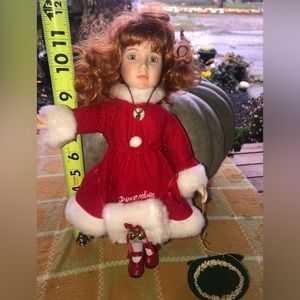 Brinn's Collectable Porcelain Doll December Birthstone Collection